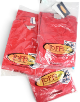 3x England World Cup 1966 Replica Football shirts ‘Toffs’ – all size large, long sleeve with maker’s