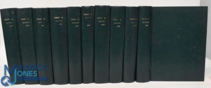 Trout and Salmon Magazines – 10x bound volumes 1970-1979 in good condition