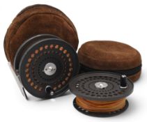 Orvis USA CFO V alloy trout fly reel, made in England with spare spool, 3 ½” ventilated frame and