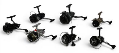 A collection of fixed spool reels, all with good bails and running well: 1x Shakespeare 200366. 1x