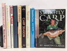 Collection Of Nine Carp Fishing Books: Carp Season Ian Paisley 1988, Richie On Carp Ritchie McDonald