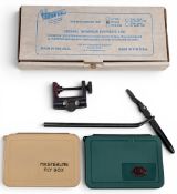 Plastic fly case marked Hunters Angling Supplies, 5 ½” x 4” foam lined with 60 unused wet flies.