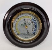 A S & M Fishing Barometer, limited edition by Short & Mason, was fully restored in 1958 - #23cm