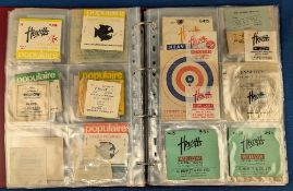 Comprehensive collection of Vintage Fishing Tackle Packets, Hooks, Line, Trace Nylon, 100s most