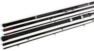DAM Minor Match hollow glass match/float rod 2395-360, 12ft 3pc, alloy ratchet reel seat, cloth bag.