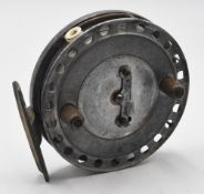 W A Homer Forest Gate, London, The Flic-Em alloy centre pin/trotting reel, 4 1/8” narrow drum,