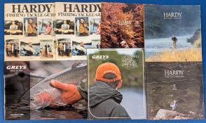 Hardy & Greys Fishing Tackle Catalogues 1980-2010 x2, 2008, 2007 and one undated, plus Greys 2009,