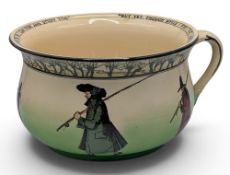 Royal Doulton Isacc Walton Ware Ceramic Chamber Pot, in good condition