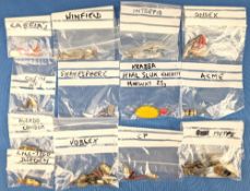 Fishing Tackle Lure Collection: with noted names of C P, Shakespeare, Cabelas, Gilfin No.1, Mepps,