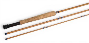 Daiwa Hexagon Whisker Grilse/Sea Trout fly rod, retailed by Coin de Peche Paris, 11ft 3” 3pc line