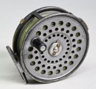 Hardy Bros “The St Aiden” alloy sea trout light salmon fly reel, 3 ¾” ventilated spool, 2 screw
