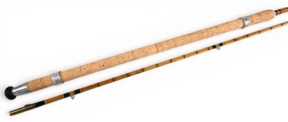 Martin James Redditch “The Team Deluxe” split cane ledger/heavy, refurbished by R Goodhall 2015, 9ft
