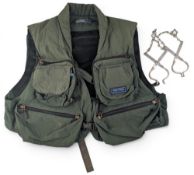House of Harby Fishing Waistcoat, multi pockets, size XL, in fair used condition, has slight