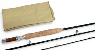 R L Winston Rod Co USA IM6 carbon trout fly rod 3 oz No 16655, 9ft 3pc, line 8#, alloy down