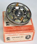 Heddon USA “Winona” extra capacity casting and deep trolling alloy reel No 105, 4 ½” spool, twin
