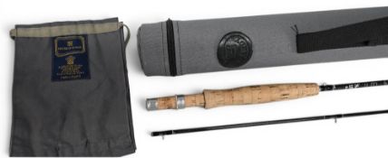 Hardy Alnwick Ultralite Travel carbon trout fly rod, 8ft 6” 4pc line 5#, alloy reel fittings and