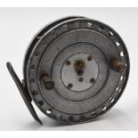 W F Homer Maker, Forest Gate, London, Flick-Em 4 1/8” solid ventilated narrow spool, alloy centre