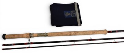 Hardy Alnwick “The Deluxe Classic Spey” carbon salmon fly rod, 13ft 3pc line 9#, 24” handle with