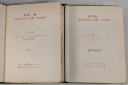 Maxwell, Herbert Eustace, Sir - British Freshwater Fish, original green cloth, with 12 coloured