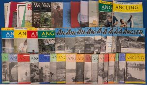 1949-2012 Fishing Magazines: 1949-1961 Angling A Country Life Magazine publication x2, The Angler