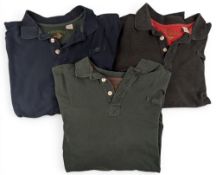 3x Orvis Polo Shirts, long sleeve cotton shirts all size XXL, in good used condition