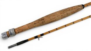 Last chance for Lt Col Oborn’s hand built split cane “Tenacity” trout fly rod, 8ft 2pc, palm swell