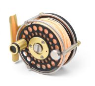 ATH Design Holland “The Ari T Hart” RHW black and gold Traun alloy trout fly reel with spare