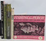 5x Coarse Fishing Books Casting Far and Wide John Bailey 1993, Still Searching Terry Hearn 2006, The