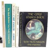 5x Carp Fishing Books: The Carp Strikes Back Rod Hutchinson and Friends 1986 P/B (fair condition -