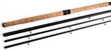 Daiwa Harrier Mk II Ivan Marks carbon match rod, 13ft 3pc with spare tip, 27” handle, alloy