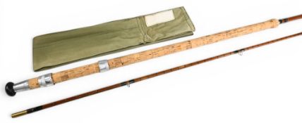 Unnamed MK IV carp/pike split cane rod, built by A Richardson for the vendor. 10ft 2pc, 29” handle