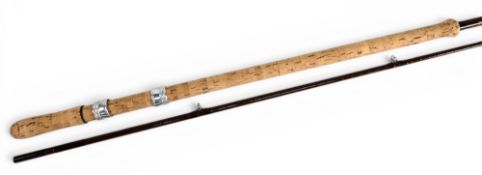 Bruce & Waker MkIV Avon G compound taper pike/carp rod, 10ft 2pc, 29” handle, alloy sliding reel