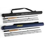 Shakespeare Sigma Supra 1381026 carbon trout fly rod, 9ft 4pc line 6#, alloy double uplocking reel