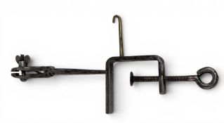Scarce Hardy Alnwick “The Amateur” with ‘C’ clamp and hook arm (stamped Hardy to stem). Very good