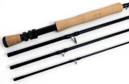 Ron Thompson MPX saltwater carbon fly rod, 9ft 4pc, line 8/9#, double alloy uplocking reel seat