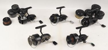 One for the Mitchell 300 LHW collectors – a selection, all working well: 5x 300 fixed spool reels.