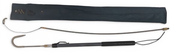Fine Sharpes Aberdeen Salmon Tailer and Gaff, Tool, both interchangeable to its telescopic