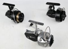Mitchell 208 fixed spool reel, good bail spool tensioner, alloy spool, on/off check, runs well. Pair