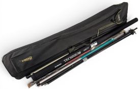 Blazer Fishing Accessories: large bag, with landing net handles, rest, pole parts, #152cm long, with
