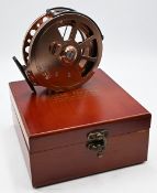 Matt Hayes limited edition range alloy centre pin/trotting reel No 137, 4 3/82 ventilated spoke