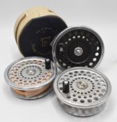 Hardy Bros “Marquis” salmon No 2 alloy spool only, 4 1/8” ventilated spool, black handle, in MZC,