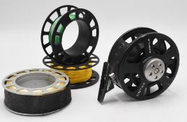 Airflo CST69 Balance cassette trout fly reel with 3 spare cassettes, 3 ¾” wide centilated spool, 2