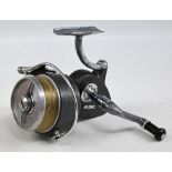 Hardy Bros “The Exalta” fixed spool reel, good bail free spool, mushroom handle, alloy spool with