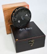Matt Hayes limited edition range alloy centre pin/trotting reel 1-BB, 4 ½” ventilated spool, twin