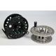 Vision Koma 9/11# alloy salmon fly reel and spare spool, 2 screw latch and ventilated spool, counter - Image 1 of 2