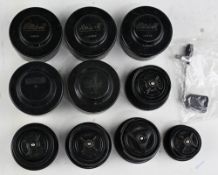Mitchell spares: 5x cased large spools. 4x large spools. 1x small spool. 1x 304 spool, 1x spare