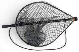 Whitlock Folding Trout Landing Net, in good clean condition, with shoulder cord strap