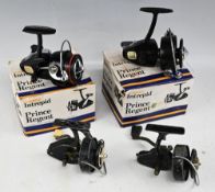 Collection of Intrepid reels, all complete and working, as follows: 2x Prince Regent, tatty box,