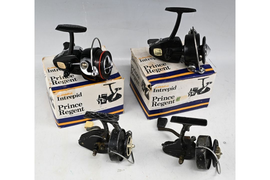 Collection of Intrepid reels, all complete and working, as follows: 2x Prince Regent, tatty box,