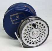 Hardy Bros “The St Aidan” alloy trout fly reel, 3 ¾” ventilated spool, 2 screw latch, black